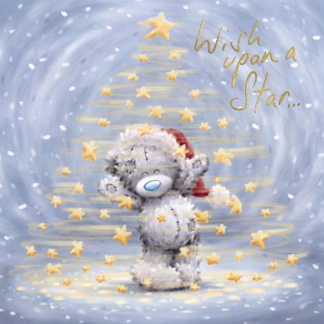 Wish Upon a Star Softly Drawn Me to You Bear Christmas Card £2.09